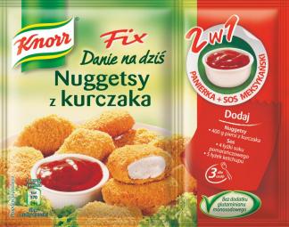 Knorr Fix  Nuggetsy panierka do kurczaka z sosem meksykanskim / Knorr Fix voor gepaneerde kipfilet + Mexicaanse saus
