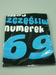 Koszulka Moj Szczesliwy Numerek 69 - S / T-shirt met het opschrift maat S