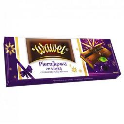 Wawel Czekolada piernikowa ze sliwka duza / Wawel Peperkoek Chocolade  met gedrogde pruimen