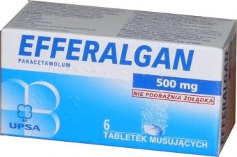 Efferalgan 500mg tabletki musujace / Bruistabletten 500mg