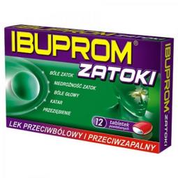 Ibuprom® Zatoki / Voorhoofdsholtenontsteking en verkoudheid tabletten