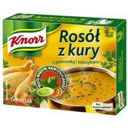 Knorr Rosol z kury z pietruszka i lubczykiem w kostce / Kip bouillon met peterselie en lavas