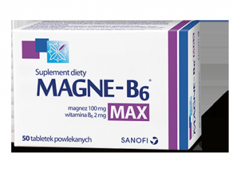 Magnesium met vitamine B6 tabs MAX / Magne B6 MAX tabletki powlekane