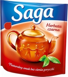 Zwarte thee pads  / Saga Czarna herbata expresowa