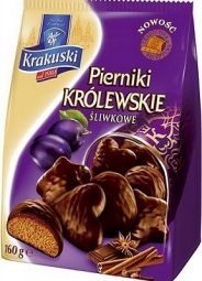 Gember koek met pruim en chocolade /  Krakuski pierniki sliwkowe