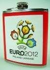 Piersiowka ze stali nierdzewnej z logo Euro 2012 / Hip- flesje met logo van Euro 2012